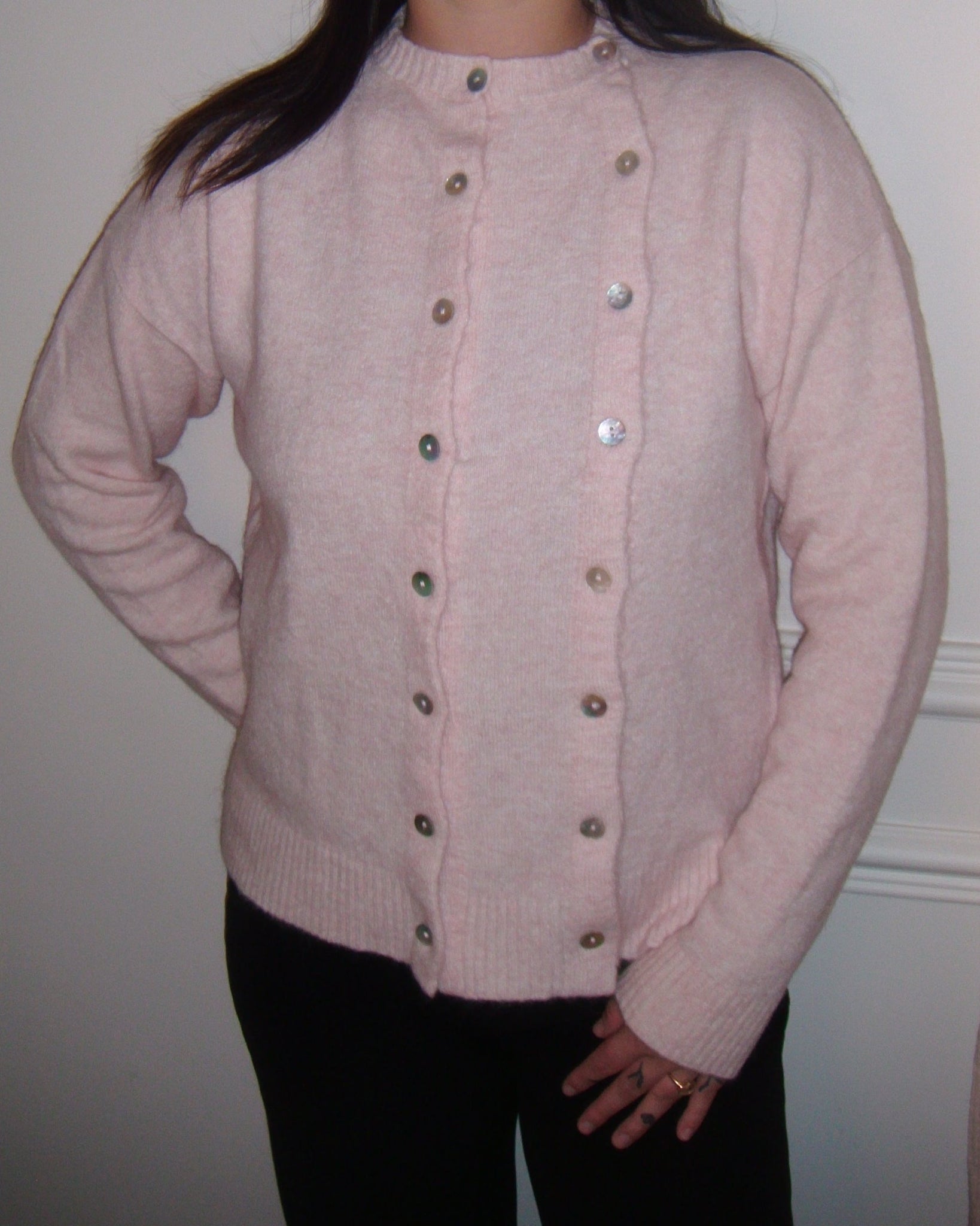 Double Cardigan - Pink