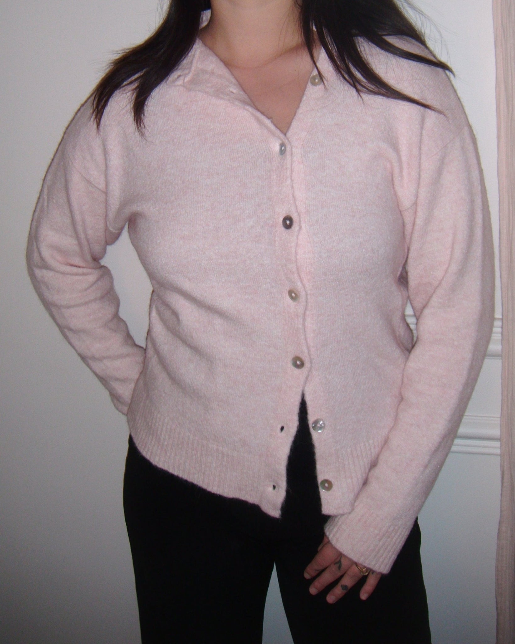 Double Cardigan - Pink